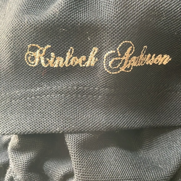 Kinloch Anderson Scotland girls black dress with tartan collar size 6-7 120cm - Picture 8 of 8